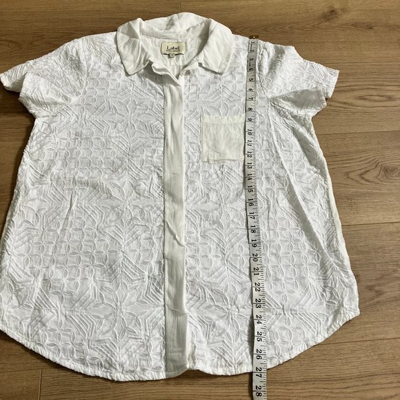 Label Ritu Kumar button up short sleeve blouse size 5 - Picture 7 of 7